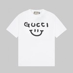 Gucci Clothing T-Shirt Wholesale Sale
 Apricot Color Black White Printing Unisex Spring/Summer Collection Fashion