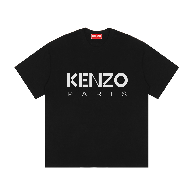 Kenzo 'KENZO ELEPHANT' 'VARSITY JUNGLE' OVERSIZE T-SHIRT con logo de letras. Colores: negro, albaricoque. Tallas: M L X…
