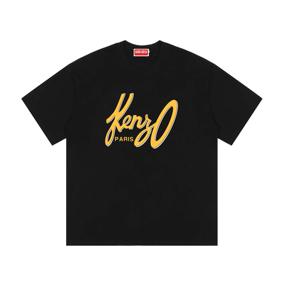 KENZO23秋冬新品男女同款字母图案休闲时尚短袖 颜色：黑色 白色 尺码：M L XL XXL 三标齐 款号：K77