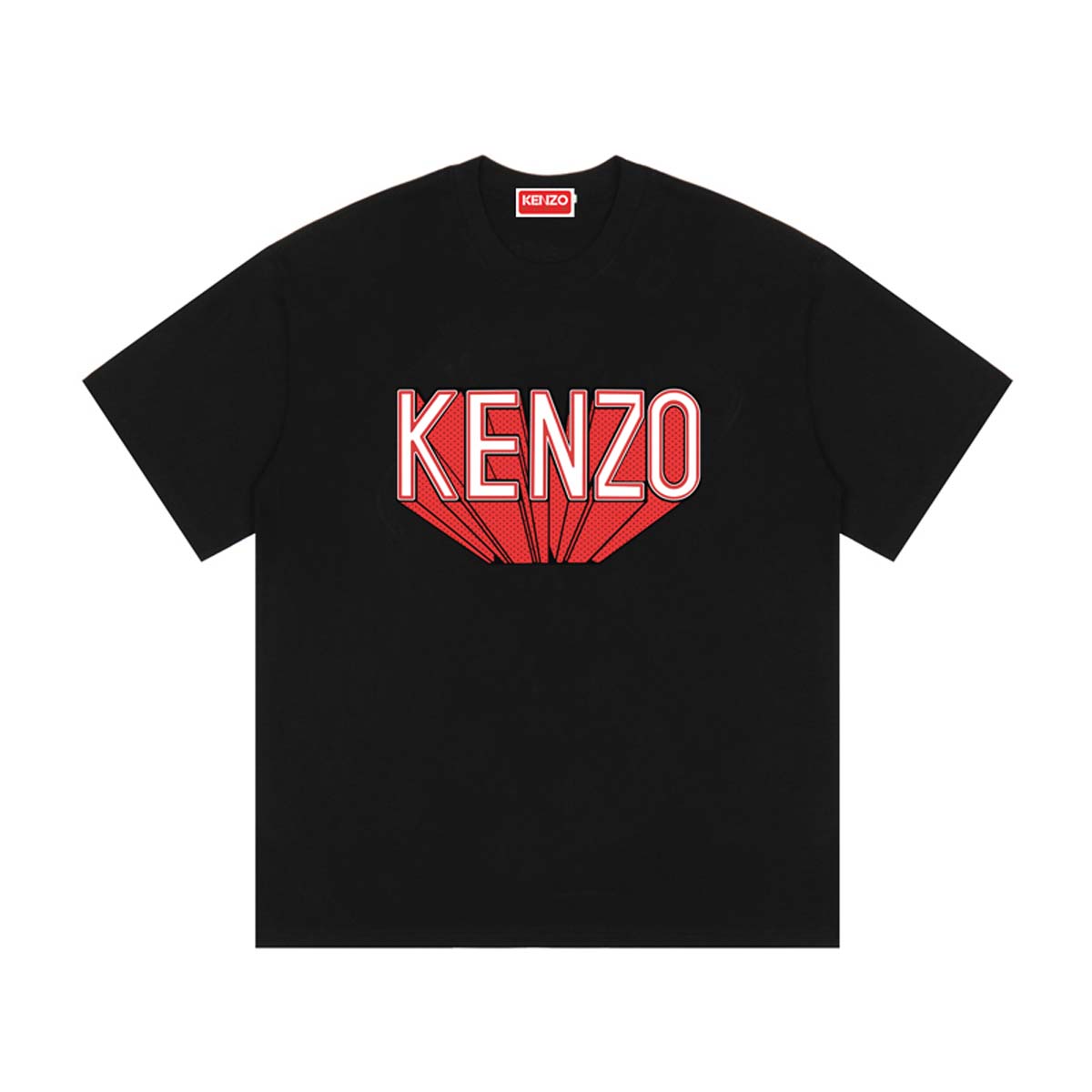 KENZO/高田贤三经典圆领棉质短袖简约休闲T恤男装 颜色：黑色 杏色 白色 尺码：M L XL XXL 三标齐 款号：K83