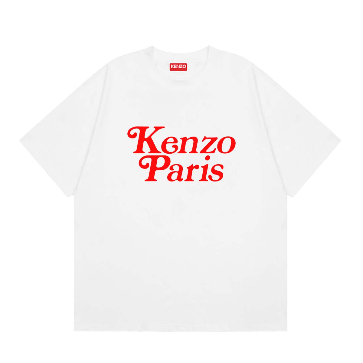 Camiseta extragrande KENZO BY VERDY KP edición limitada de Año Nuevo. Colores: blanco, negro, azul marino, ro…
