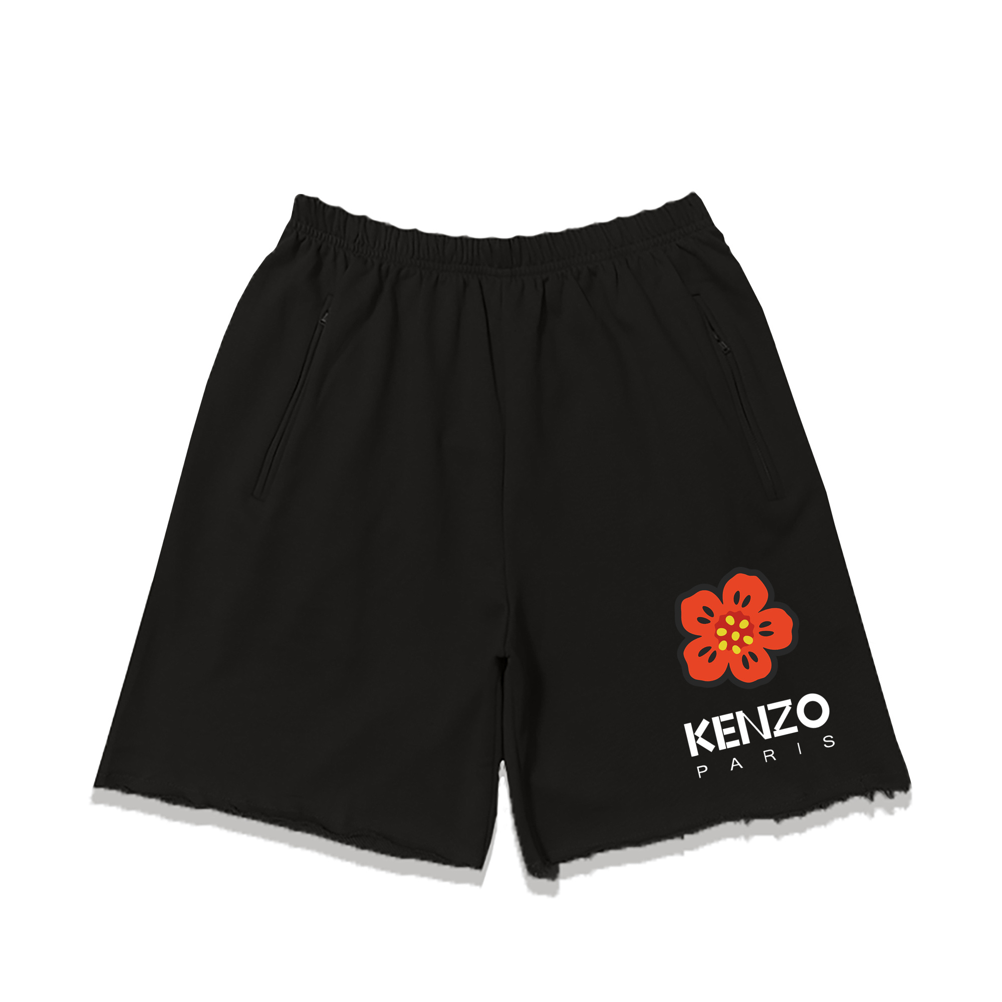 Pantalones cortos Kenzo 'BOKE FLOWER' con camiseta y estampado floral. Color: negro. Tallas: S M L XL. Tres e…