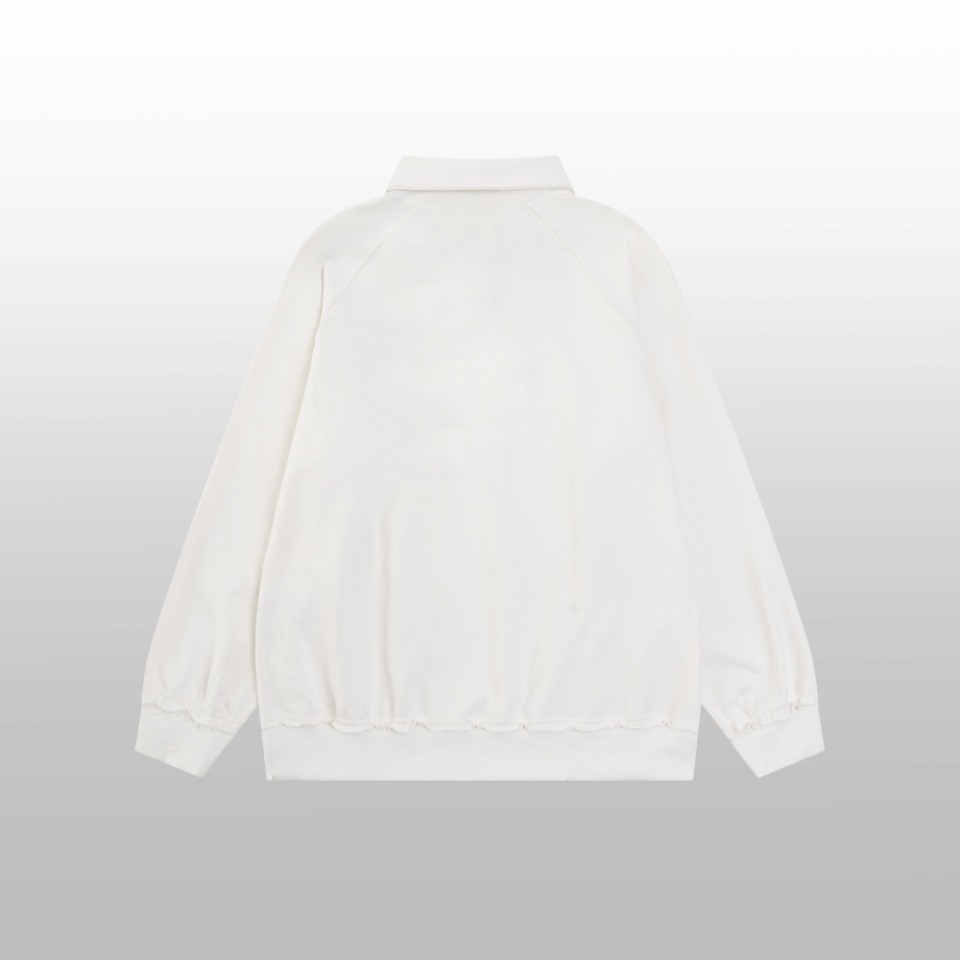 Miu Miu POLO Long Sleeves in White, Gender-Neutral Sizes S-XL with Custom Supplements - 图片 3
