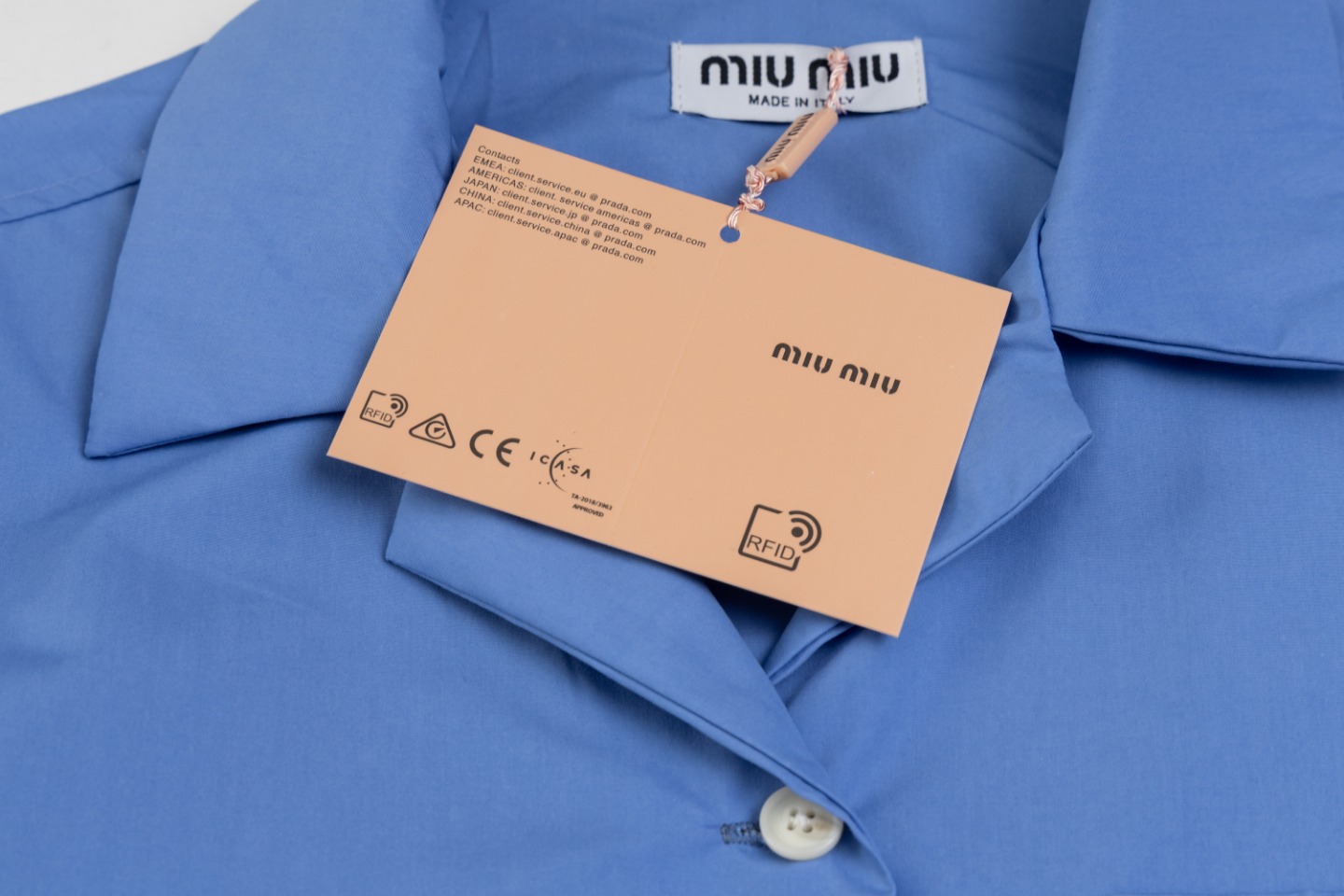 Miu Miu 24FW Handbags in Blue: Custom Sizes, Gender-Neutral Design - 图片 5