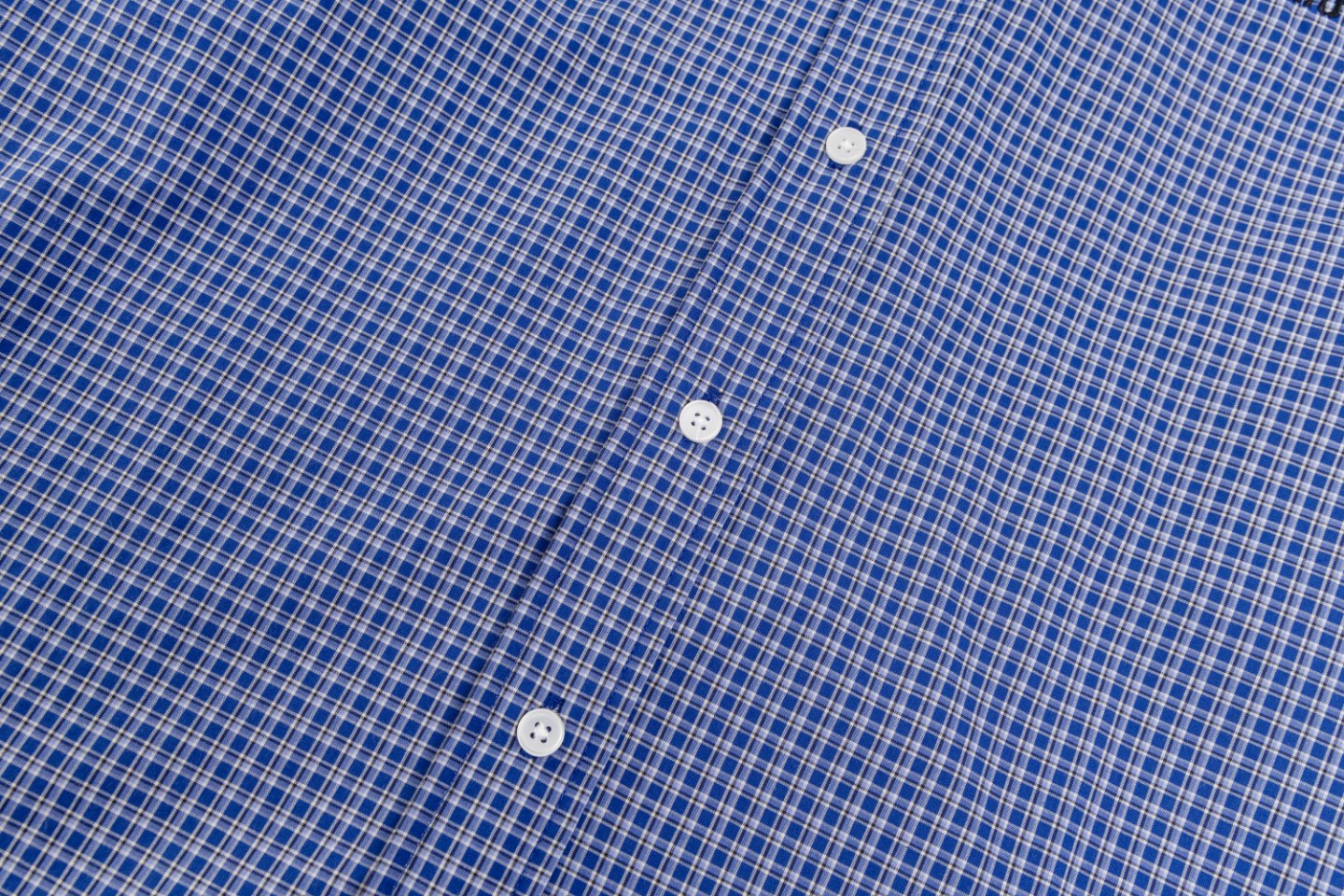 Miu Miu Blue Embroidered Shirt with Custom Sizes and Gender-Neutral Design - 图片 6