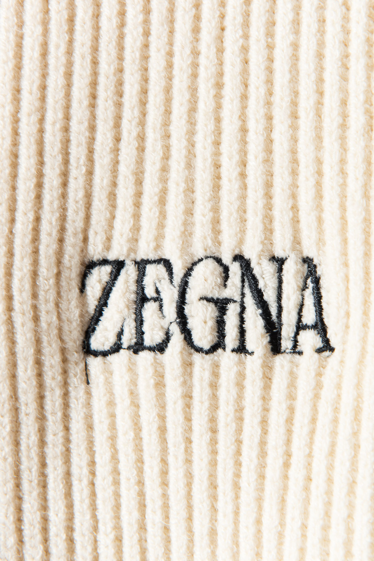 New#！！！杰尼亚ZEGNA24FW新品刺绣logo#拉链翻领毛衣/羊毛衫！经典的美丽奴羊毛混纺织造天