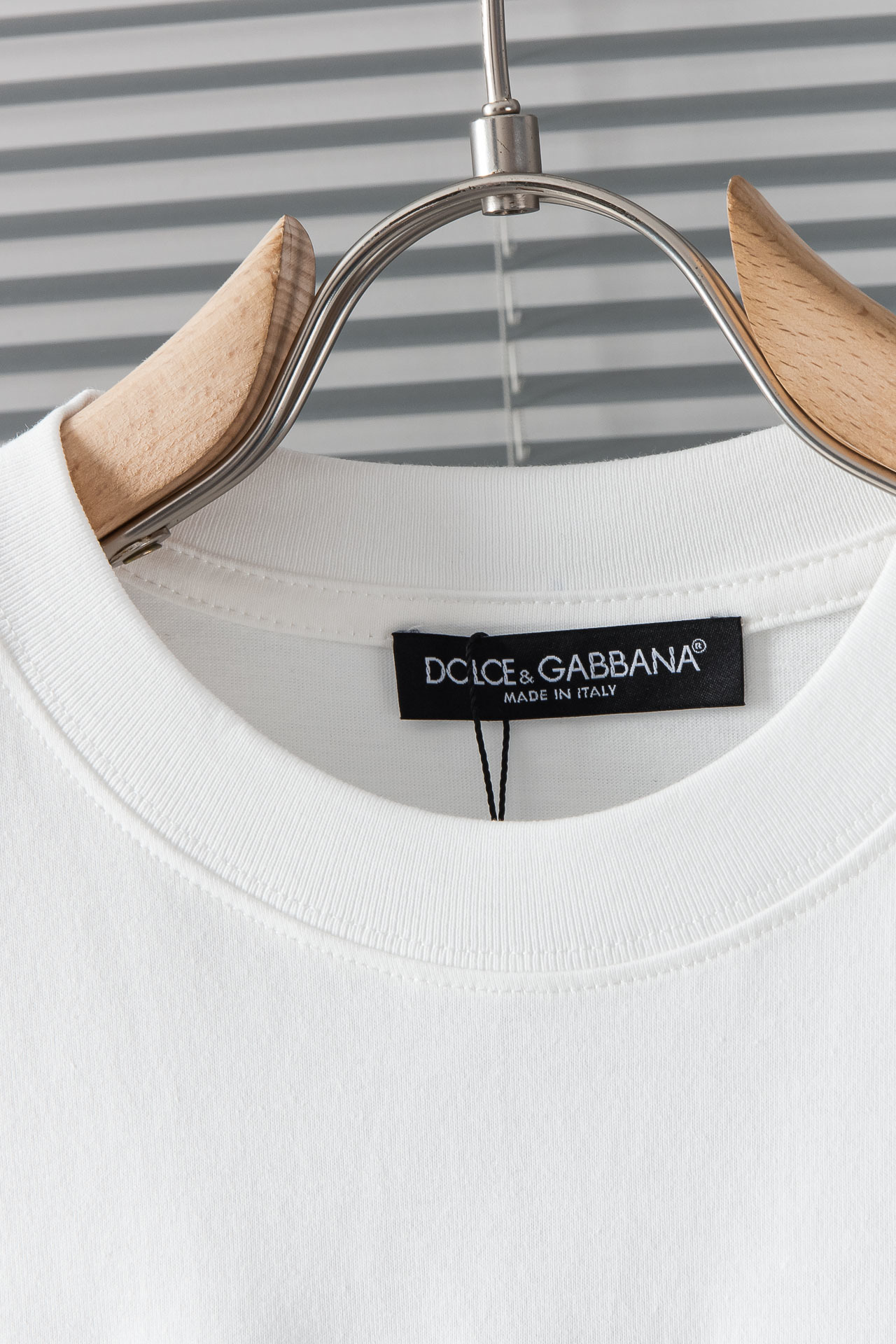 New#D&G2024SS圆领短袖T恤贸易公司订单客供进口双纱精梳棉面料以天然植物纤维提炼出来手感柔软穿