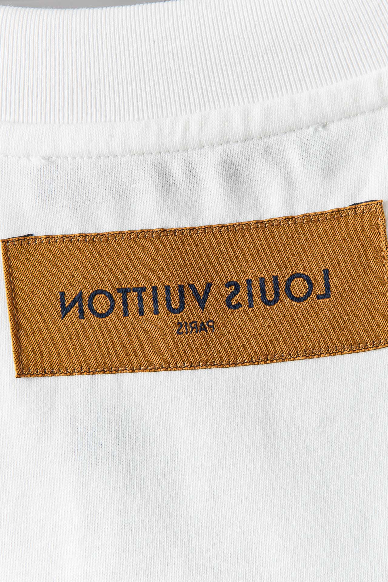 New#路**登LOU*SVUITT2024SS春夏圆领短袖T恤贸易公司订单进口双纱精梳棉面料以天然植物