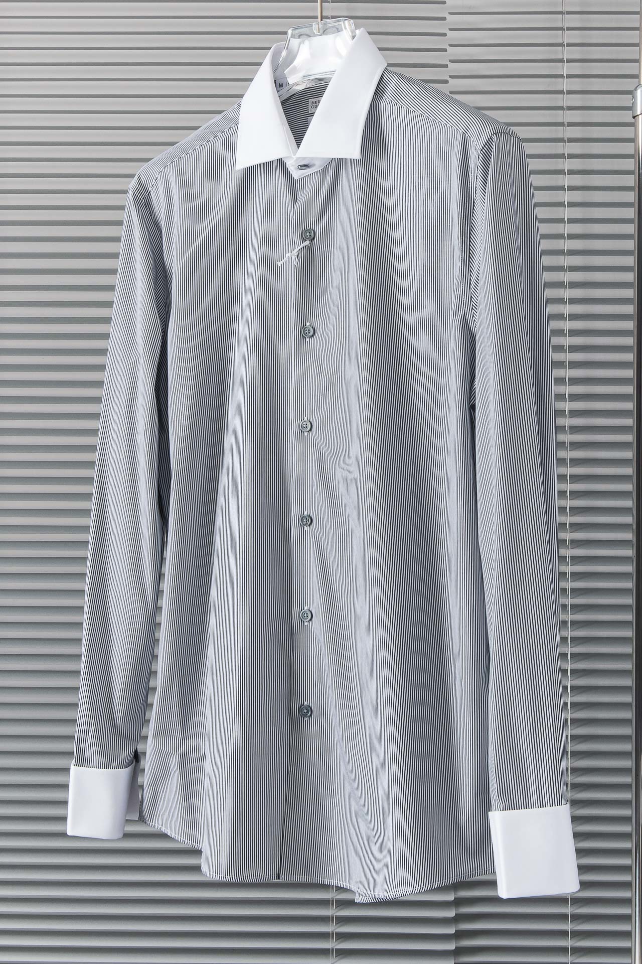 New#！！！BC意大利奢侈品牌高品质的珍藏级进口高织棉男士条纹长袖衬衫!24FW秋冬新款高品质的奢品者