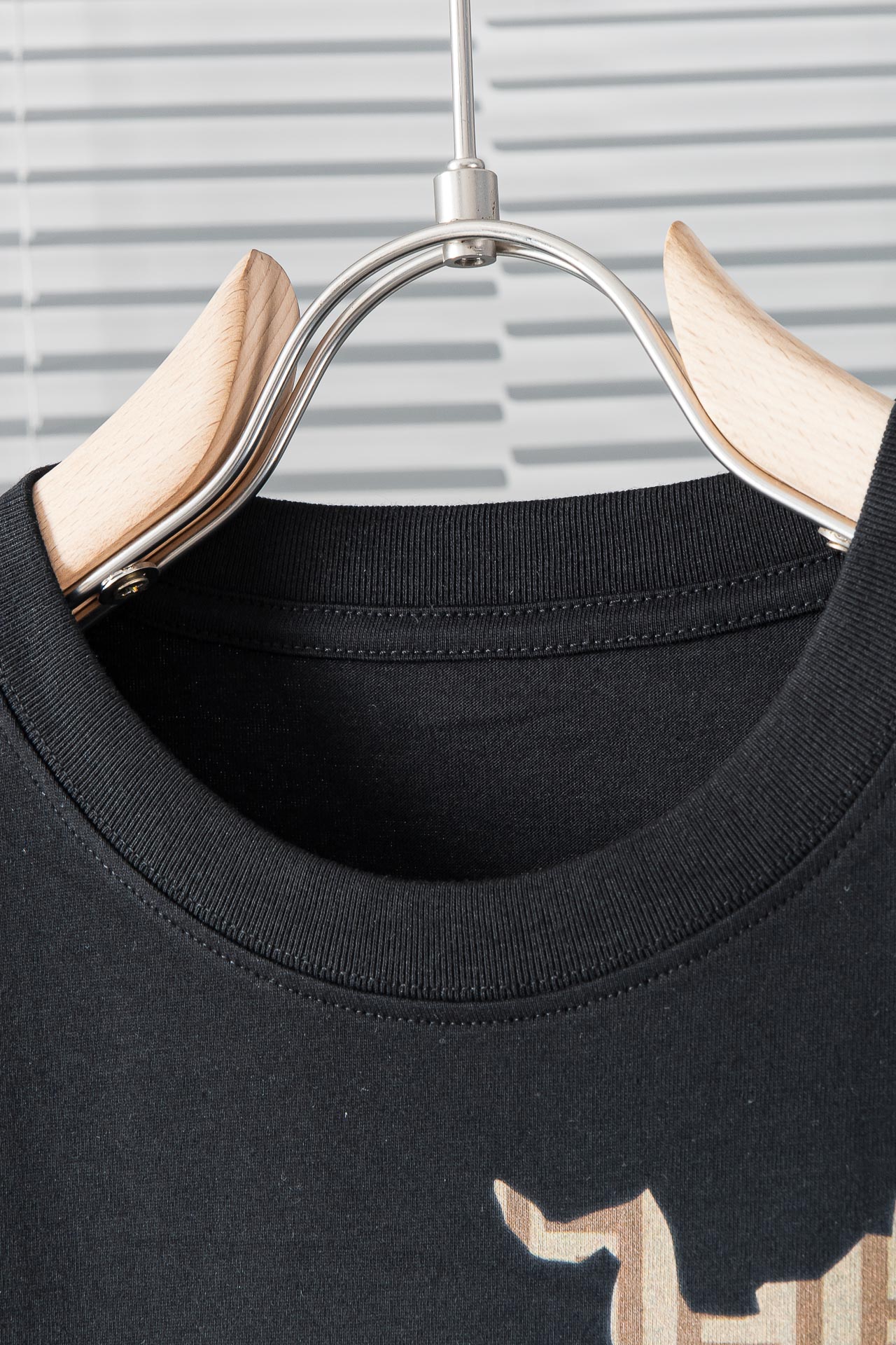 New#F1️芬迪FENDI**2024SS春夏圆领短袖T恤贸易公司订单进口双纱精梳棉面料以天然植物纤维