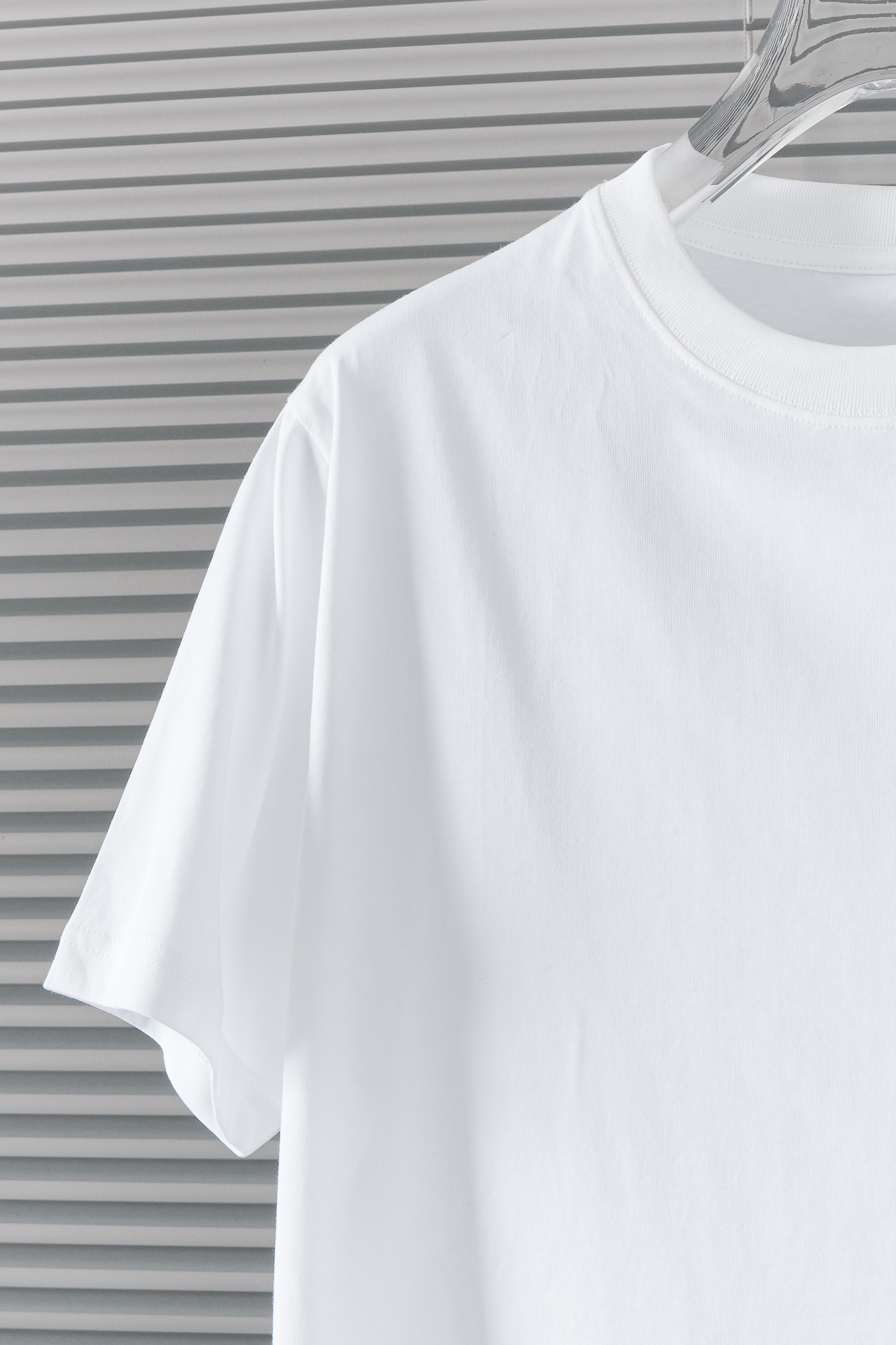 New#B1️巴宝莉BURBER*Y2024SS圆领短袖T恤贸易公司订单客供进口双纱精梳棉面料以天然植物