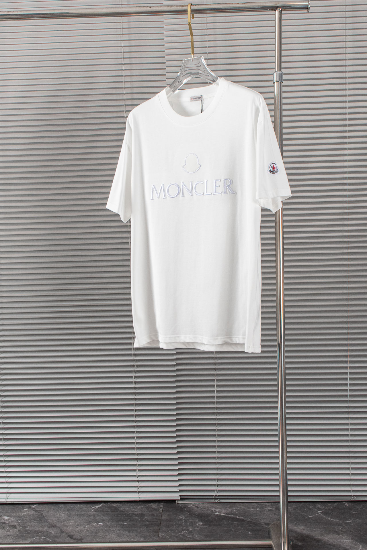 New#m1️moncler2024SS圆领短袖T恤客供进口100%棉面料以天然植物纤维提炼出来手感柔软