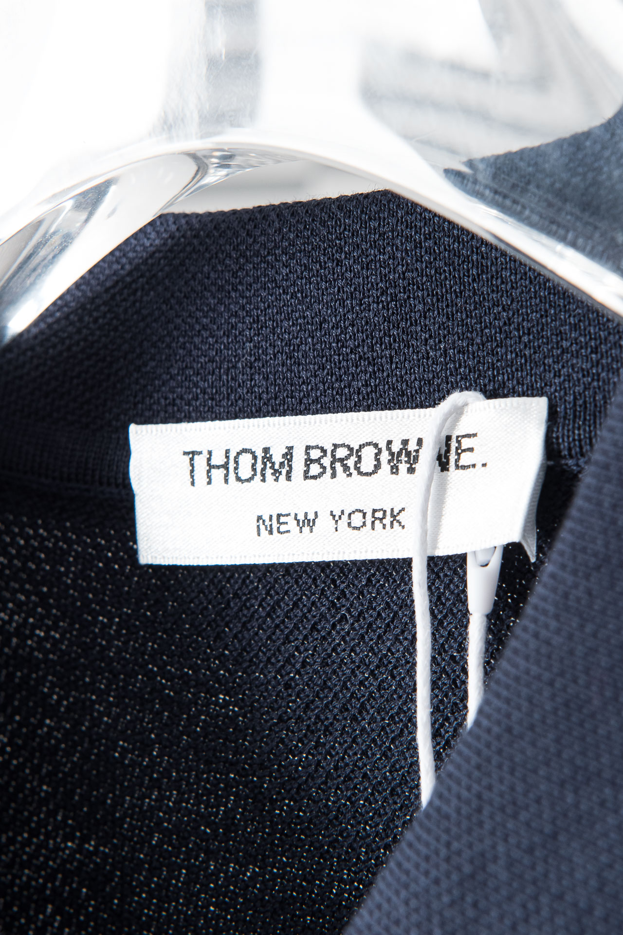 New#汤姆**ThomBrowne2024春夏男士翻领短袖针织衫菠萝密致针法纹理清晰紧密不易变形质感软