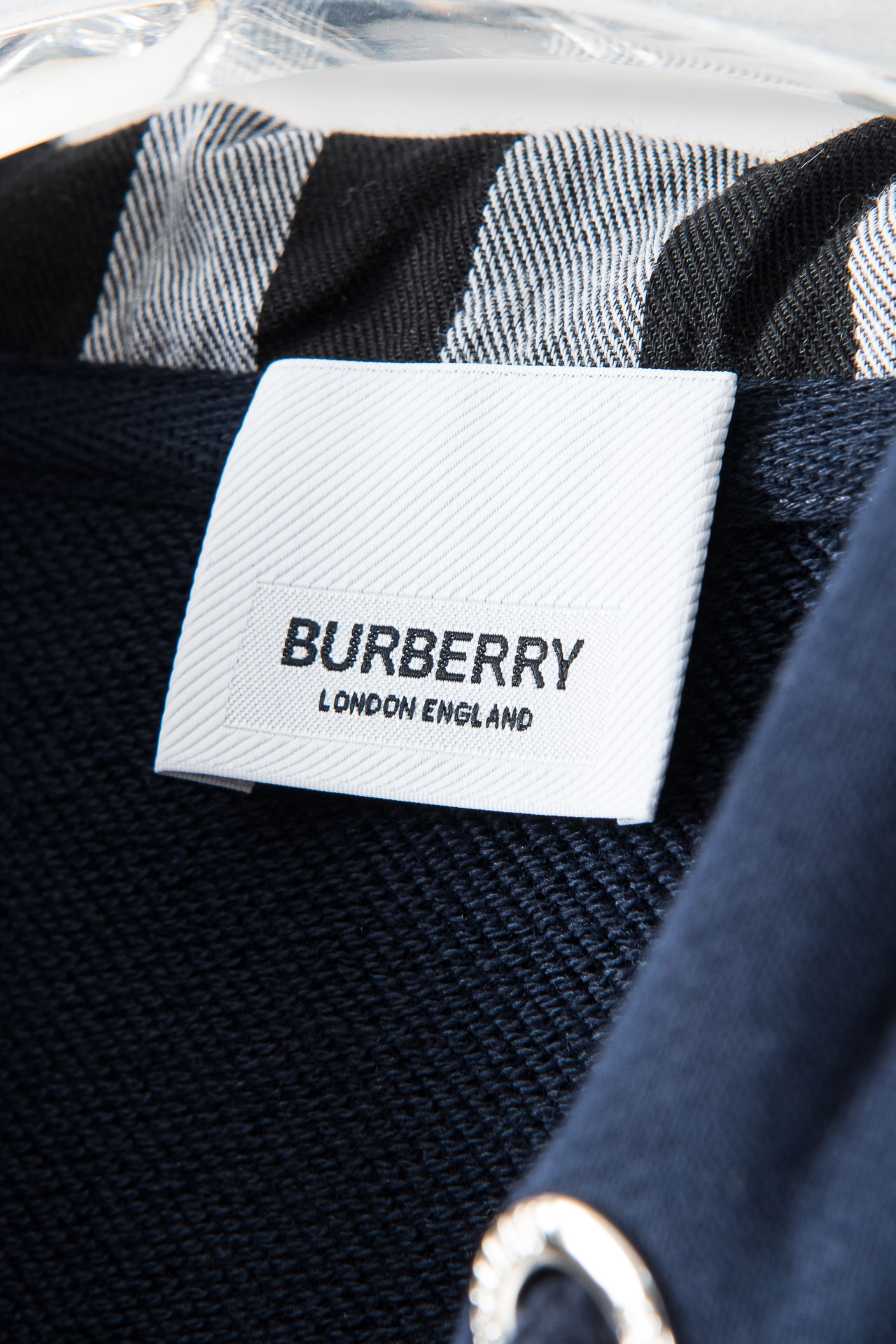 New#Burberry/巴宝莉胸口战马刺绣格帽拉链连帽卫衣原版开发采用bbr专用定制毛圈卫衣布料搭配对