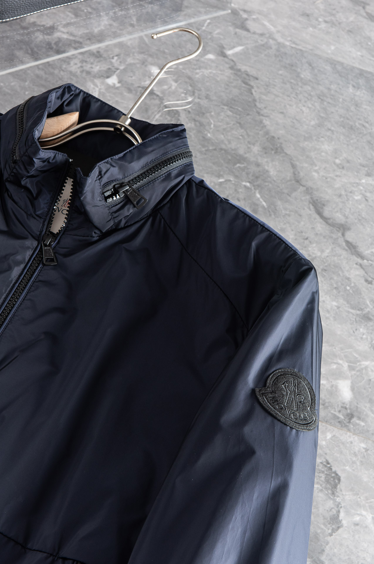 New#M1️MONCLER2024//秋冬防水立领隐藏连帽夹克外套#同步官网发售！贸易公司渠道稀出原厂