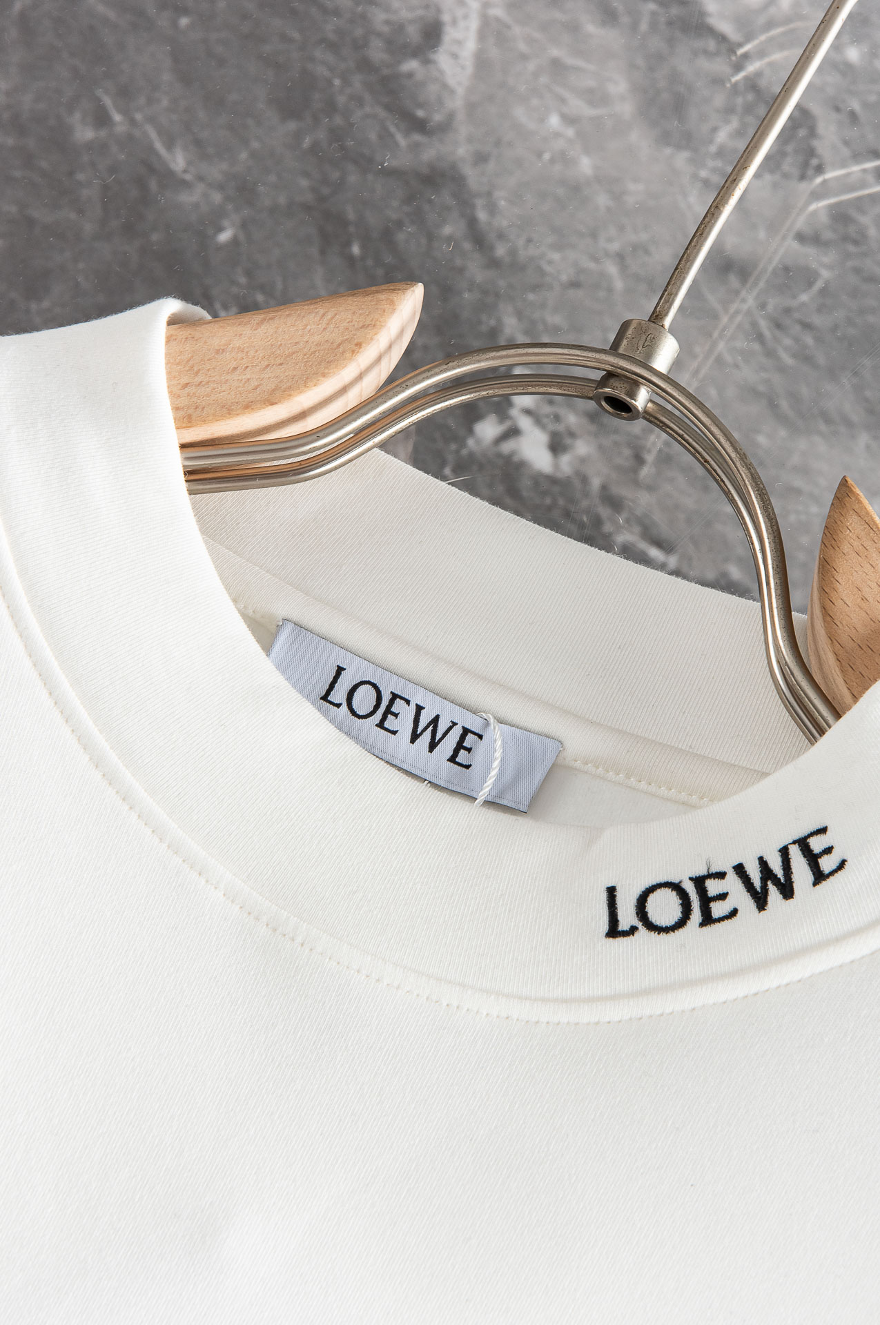 New#LOEWE2024//秋冬新款莫代尔棉质混纺半高领打底衫基础纯色长袖套头衫！贸易公司渠道稀出领先