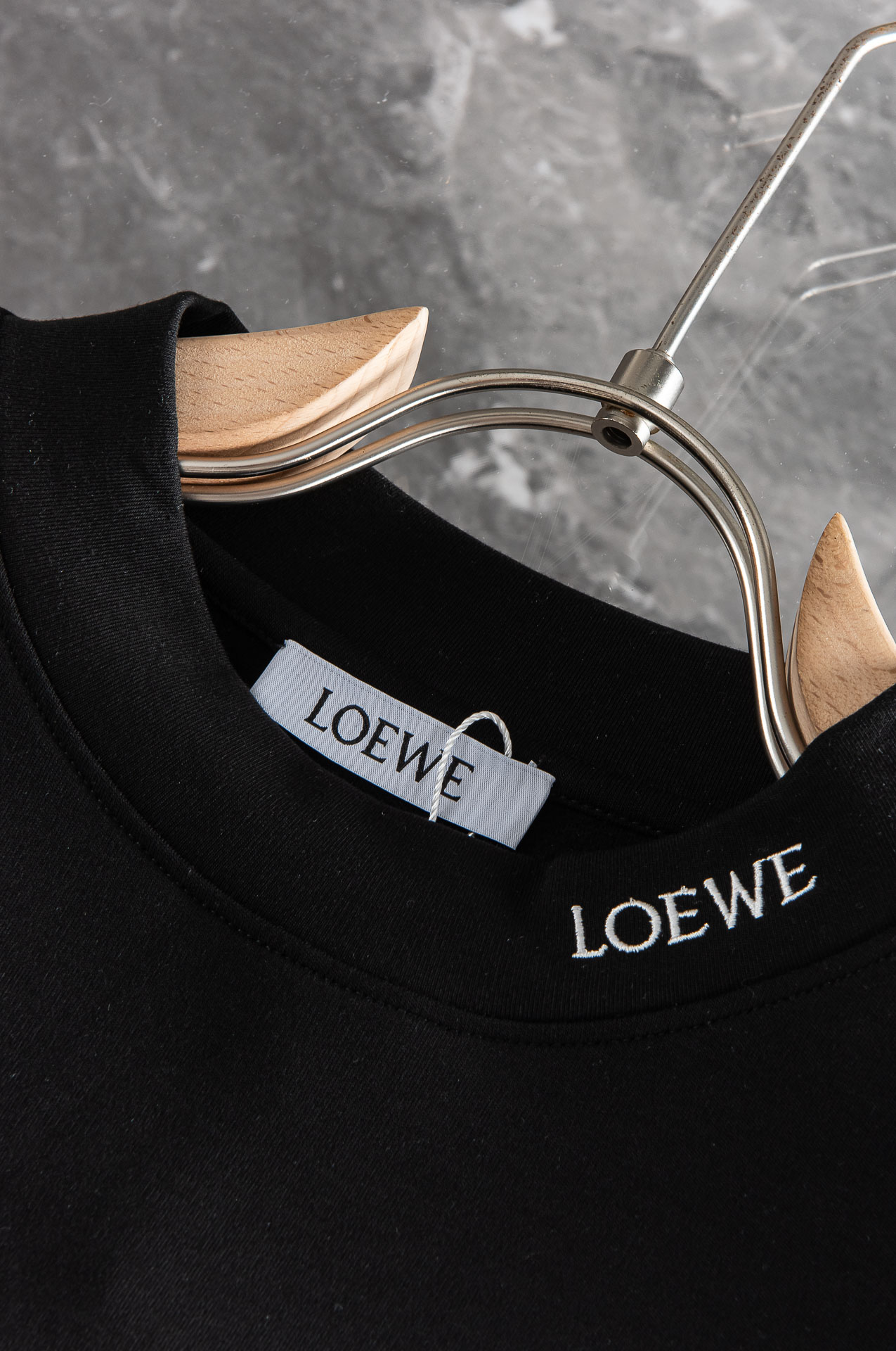 New#LOEWE2024//秋冬新款莫代尔棉质混纺半高领打底衫基础纯色长袖套头衫！贸易公司渠道稀出领先