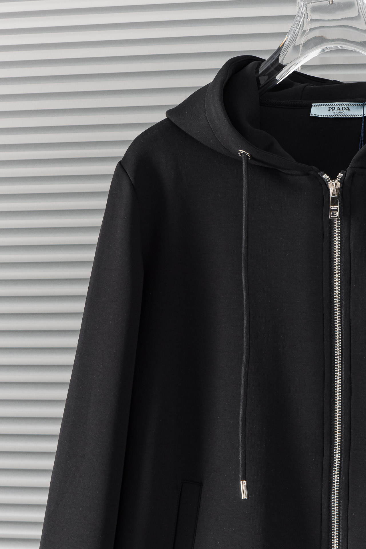 New# 。PR*＊ ADA 25FW太空棉布拉链连帽卫衣拉链夹克外套# 这款帽衫采用了客供定制的380