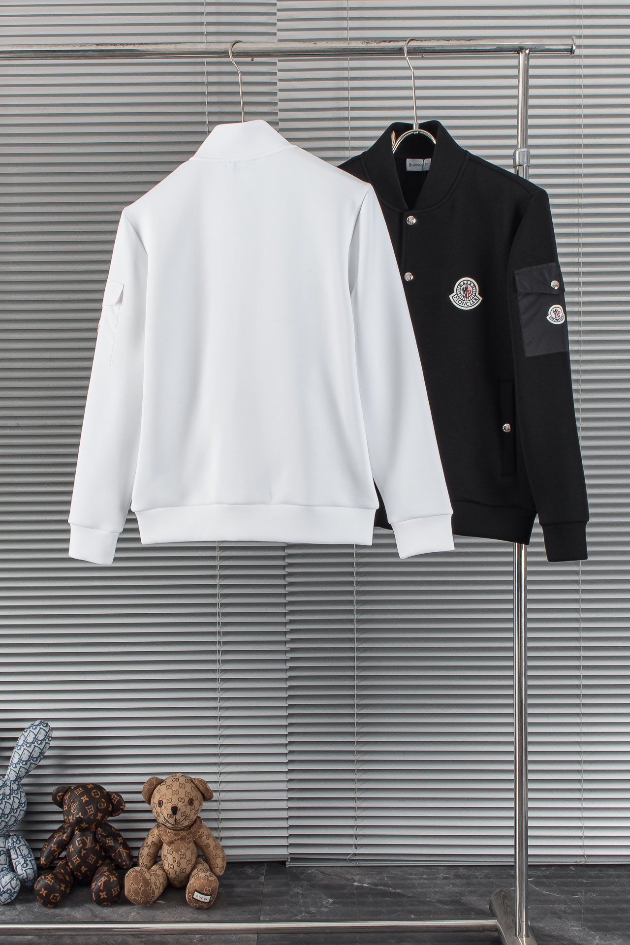 New# 。 MONC** LER 蒙口2025//连帽休闲太空棉夹克外套# 面料:棉➕聚酯纤维➕氨纶混