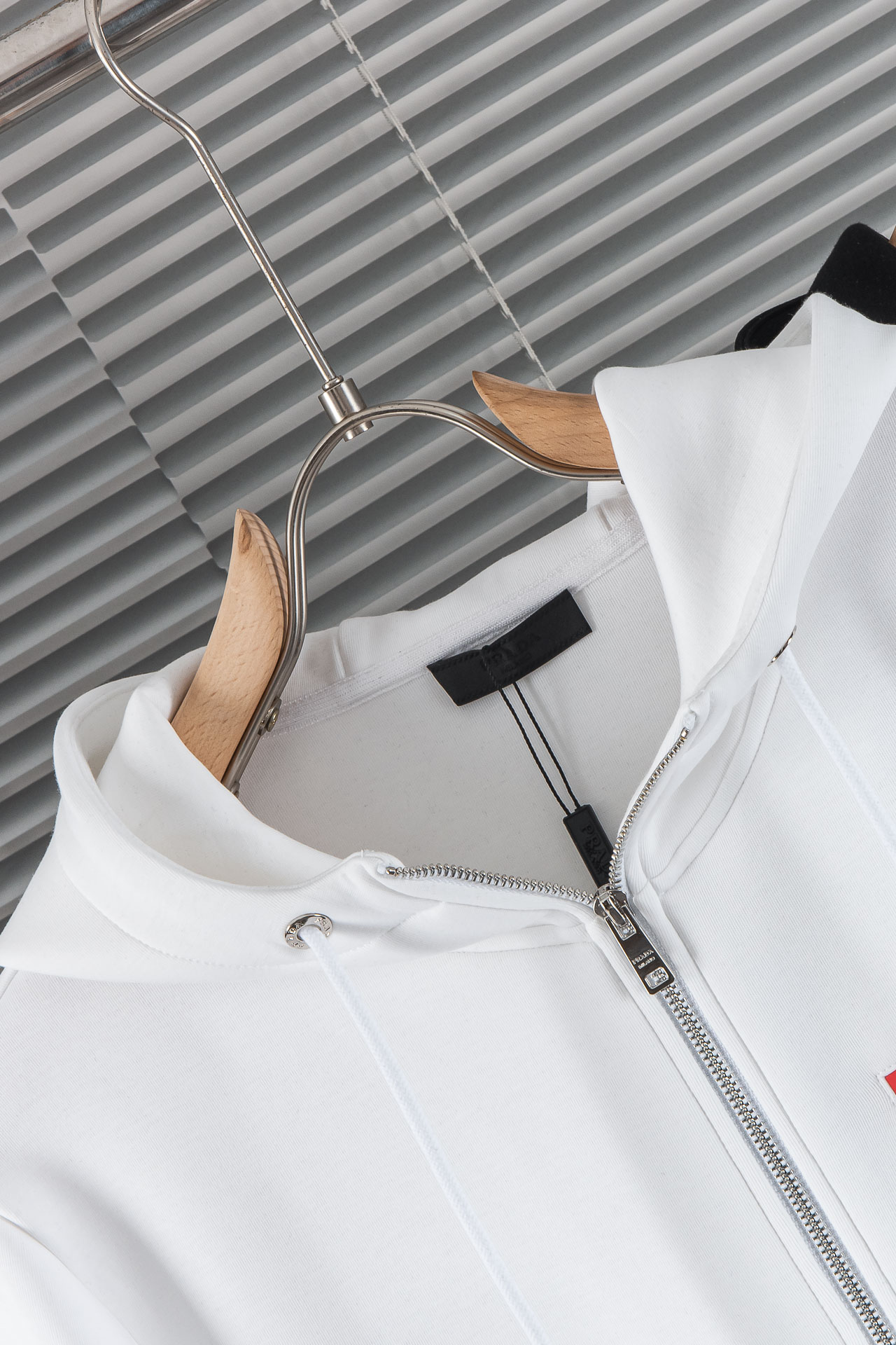 New# 。PR*＊ ADA 25FW太空棉布拉链连帽卫衣拉链夹克外套# 这款帽衫采用了客供定制的380