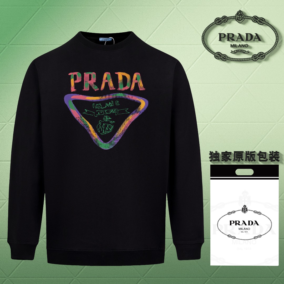 [Versión superior, calidad del sitio web oficial] [Prada] [Listo en stock en segundos] 🆕 Nueva sudadera de felpa de ot…