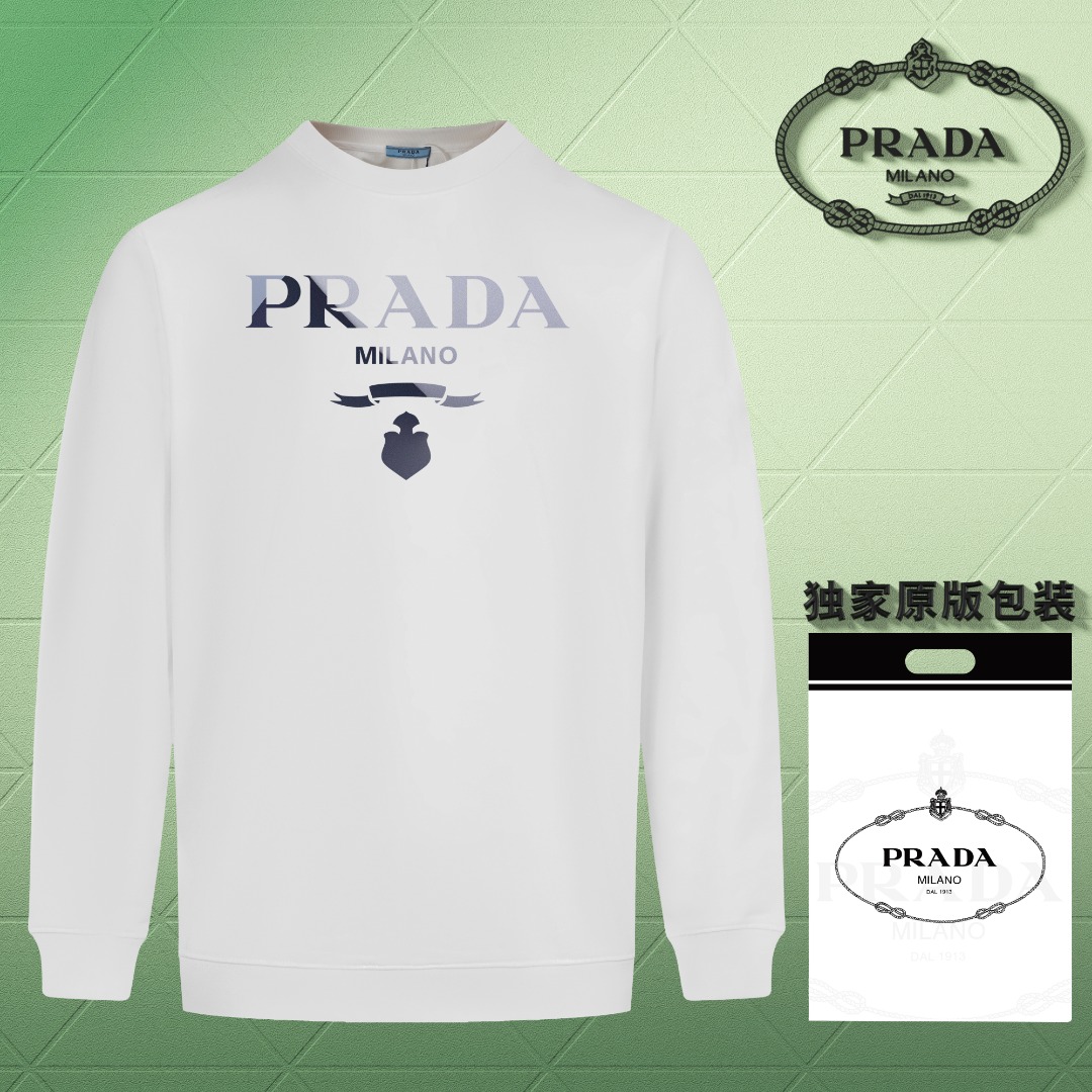 [Versión superior, calidad del sitio web oficial] [Prada] [Listo en stock en segundos] 🆕 Nueva sudadera de felpa de ot…