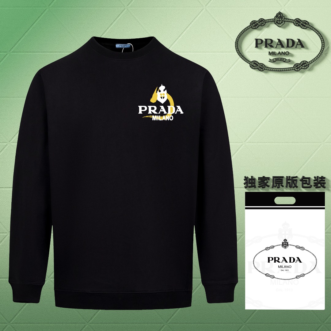 [Versión superior, calidad del sitio web oficial] [Prada] [Listo en stock en segundos] 🆕 Nueva sudadera de felpa de ot…