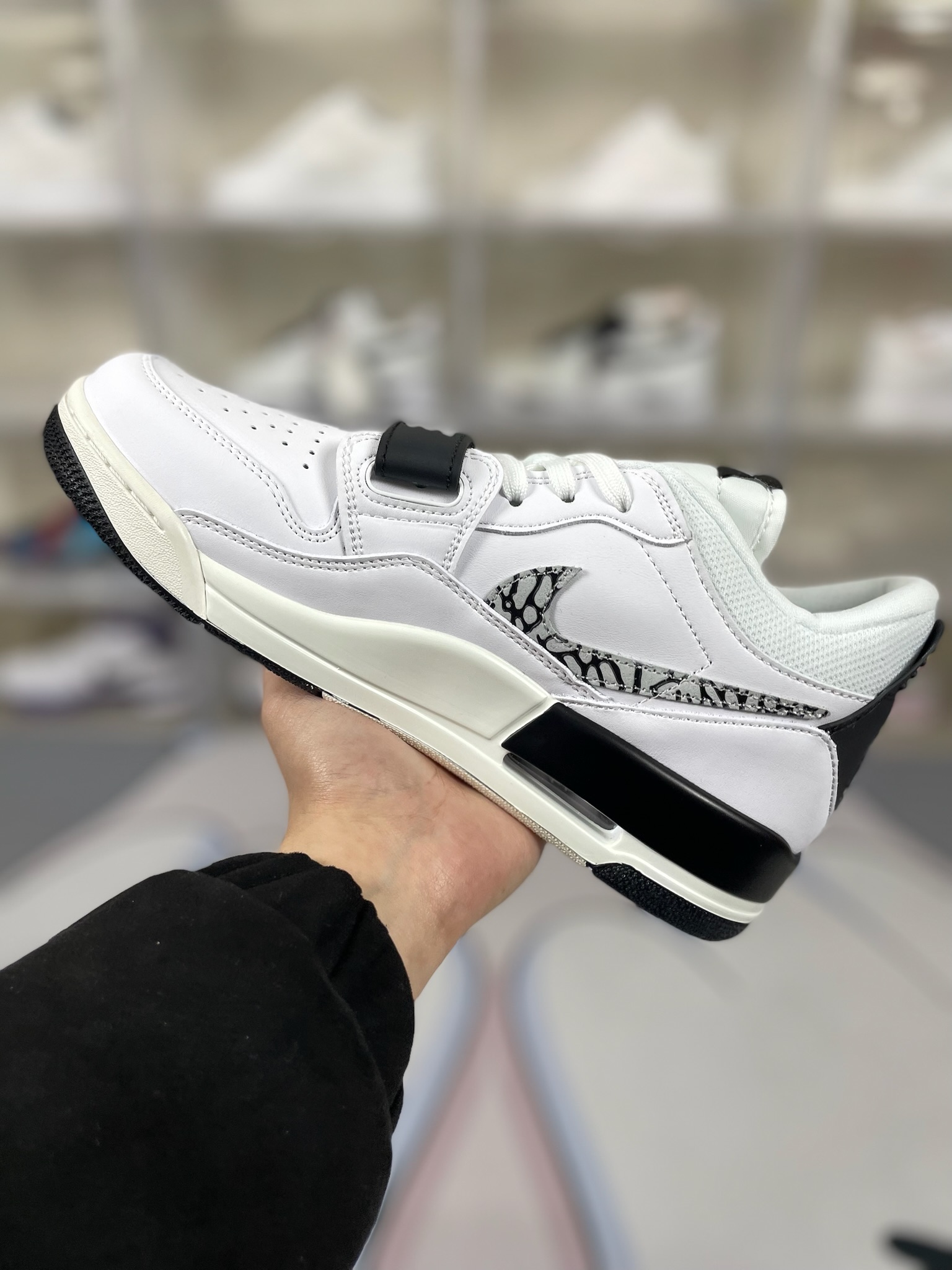 Jordan Legacy 312 "Cement Swoosh" Basketball Shoes - White/Black, Unisex 2 o 1ho2sggsrc5jer91qvkbnhada1