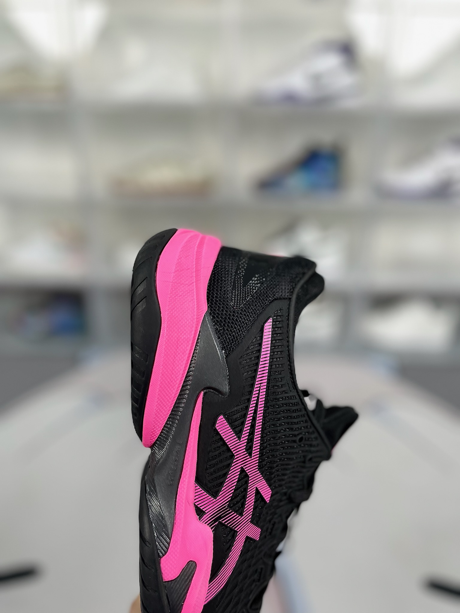 Asics Court FF 3 Black/Pink Men's Tennis Shoes, Durable, Breathable, Low Top 7 o 1hvi86t6nfma7v5pq5fv71oka3