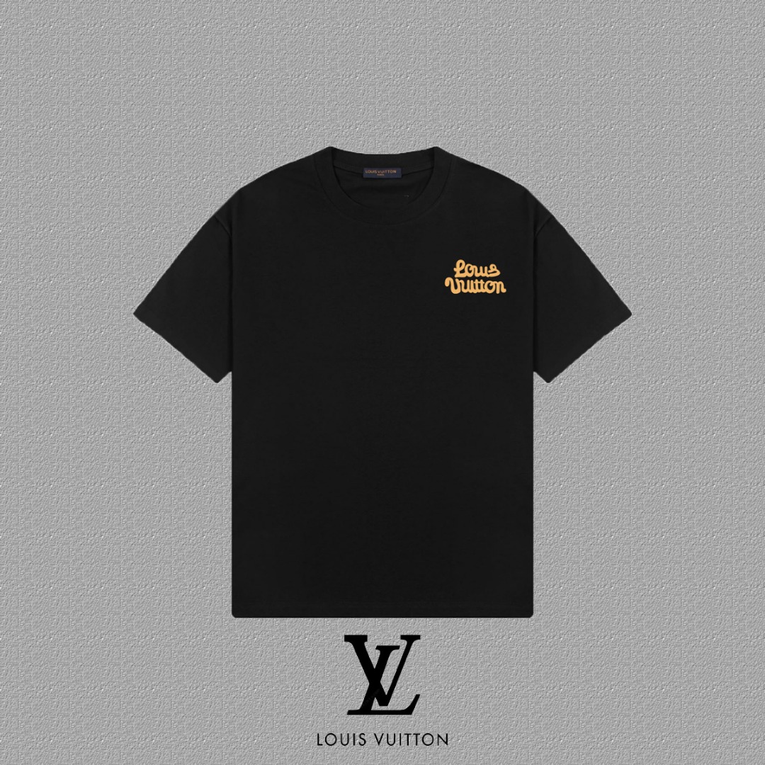 Louis Vuitton 2025FW Short-Sleeve T-Shirt with LV Letter Print 2 o 1i3i8l43sa5616v31kro1sbllf70