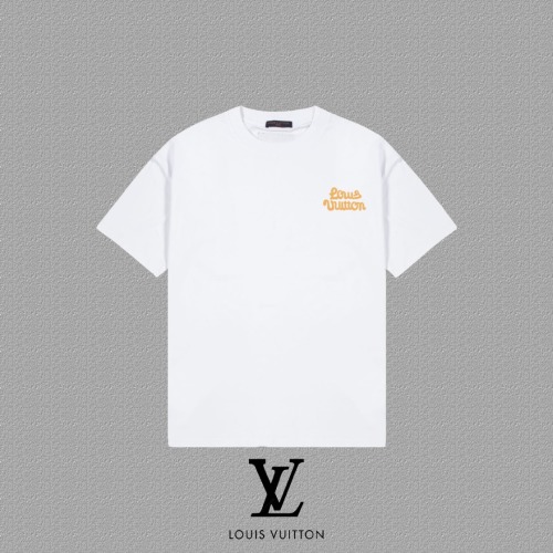 Louis Vuitton 2025FW Letter Print T-Shirt Cotton Short Sleeve Tee 1 Louis Vuitton 2025FW Letter Print T-Shirt Cotton Short Sleeve Tee