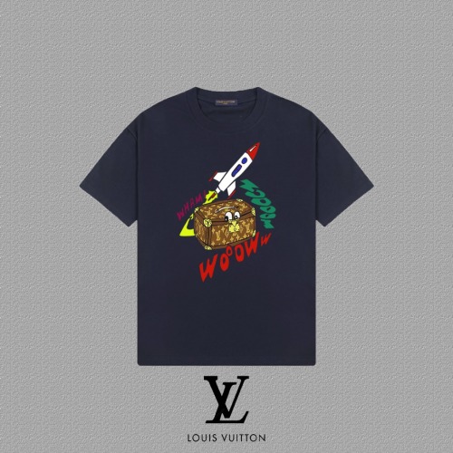Louis Vuitton 2025FW Short Sleeve T-Shirt with LV Letter Print