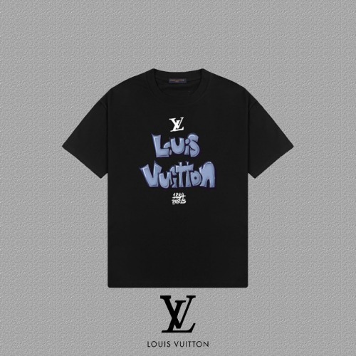 Louis Vuitton Camiseta de Algodón con Estampado del Logotipo para Mujer y Hombre 1 Louis Vuitton Camiseta de Algodón con Estampado del Logotipo para Mujer y Hombre