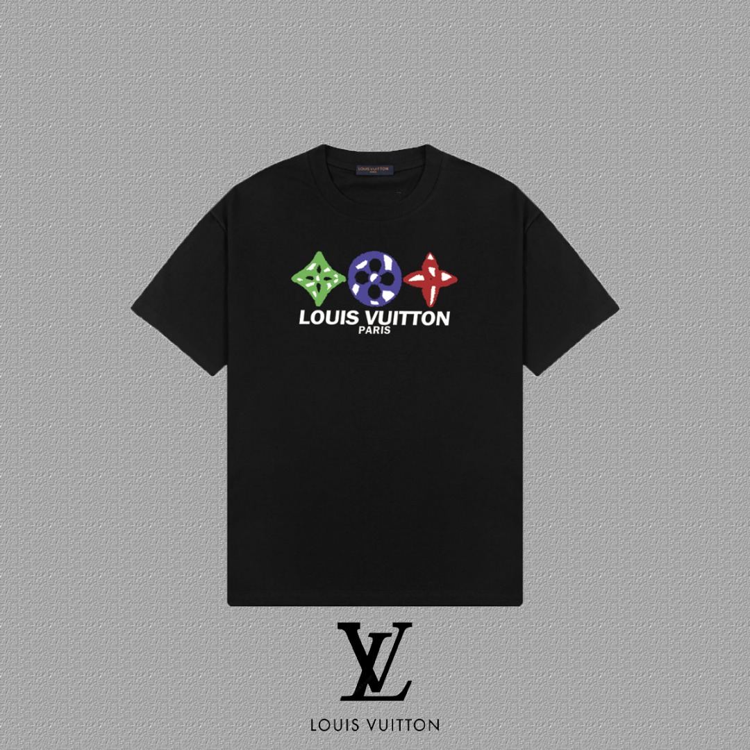 חולצת Louis Vuitton קצרת שרוול שרוול כותנית בהדפסי אותי או. 2 o 1i3ie69ut1qg01ju4oe1193r18kh0