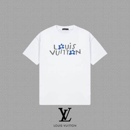 Louis Vuitton Camiseta Estampada de Algodón para Hombre y Mujer 1 Louis Vuitton Camiseta Estampada de Algodón para Hombre y Mujer