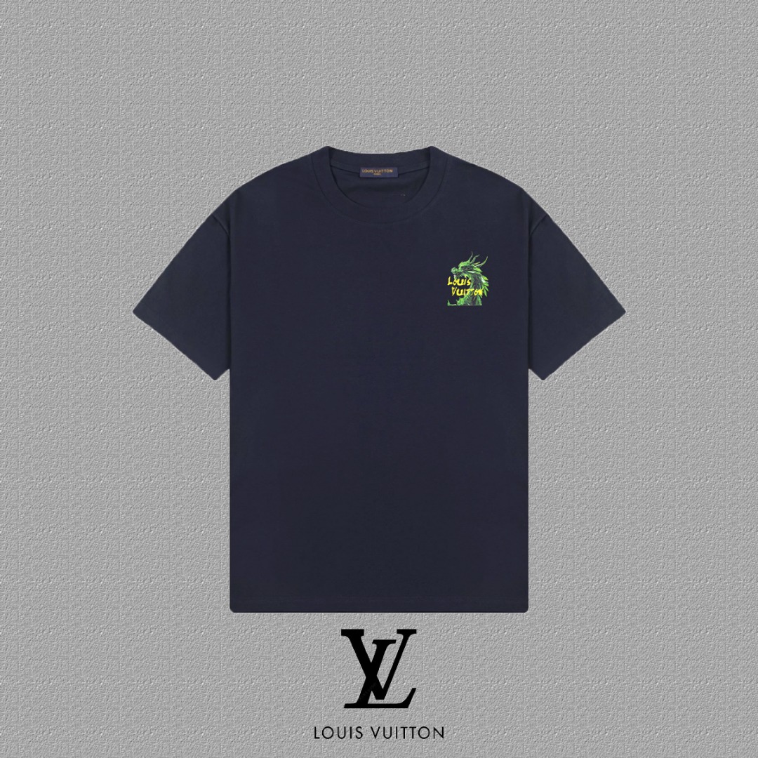 Louis Vuitton 2025FW Dragon Print Cotton T-Shirt, Unisex Style 2 o 1i3iprp881ob03qk1pjqahocf00