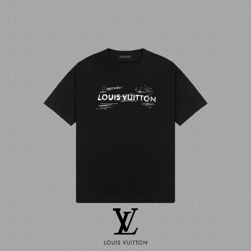 Louis Vuitton T-shirt Imprimé Logo LV, Coton Doux, Coupe Décontractée 1 Louis Vuitton T-shirt Imprimé Logo LV, Coton Doux, Coupe Décontractée