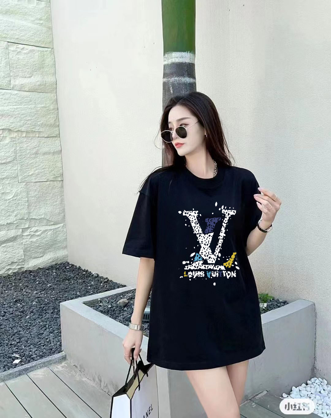 Louis Vuitton 2025FW LV Letter Print Short Sleeve T-Shirt Unisex 11 o 1i3ku7deorc81dhoksp1n5n2564