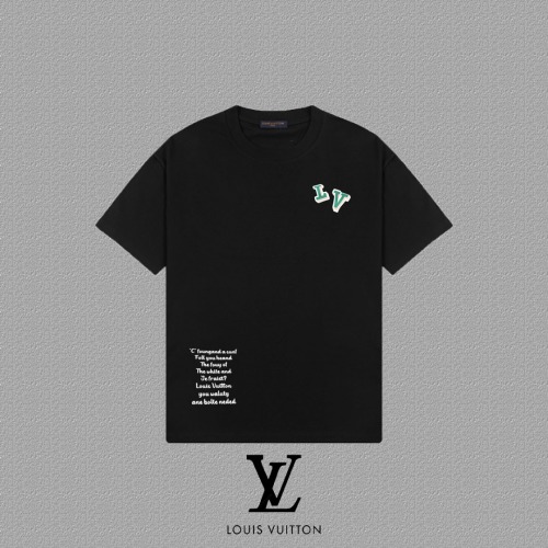 Louis Vuitton 2025FW Short Sleeve T-Shirt with LV Logo - Unisex Design