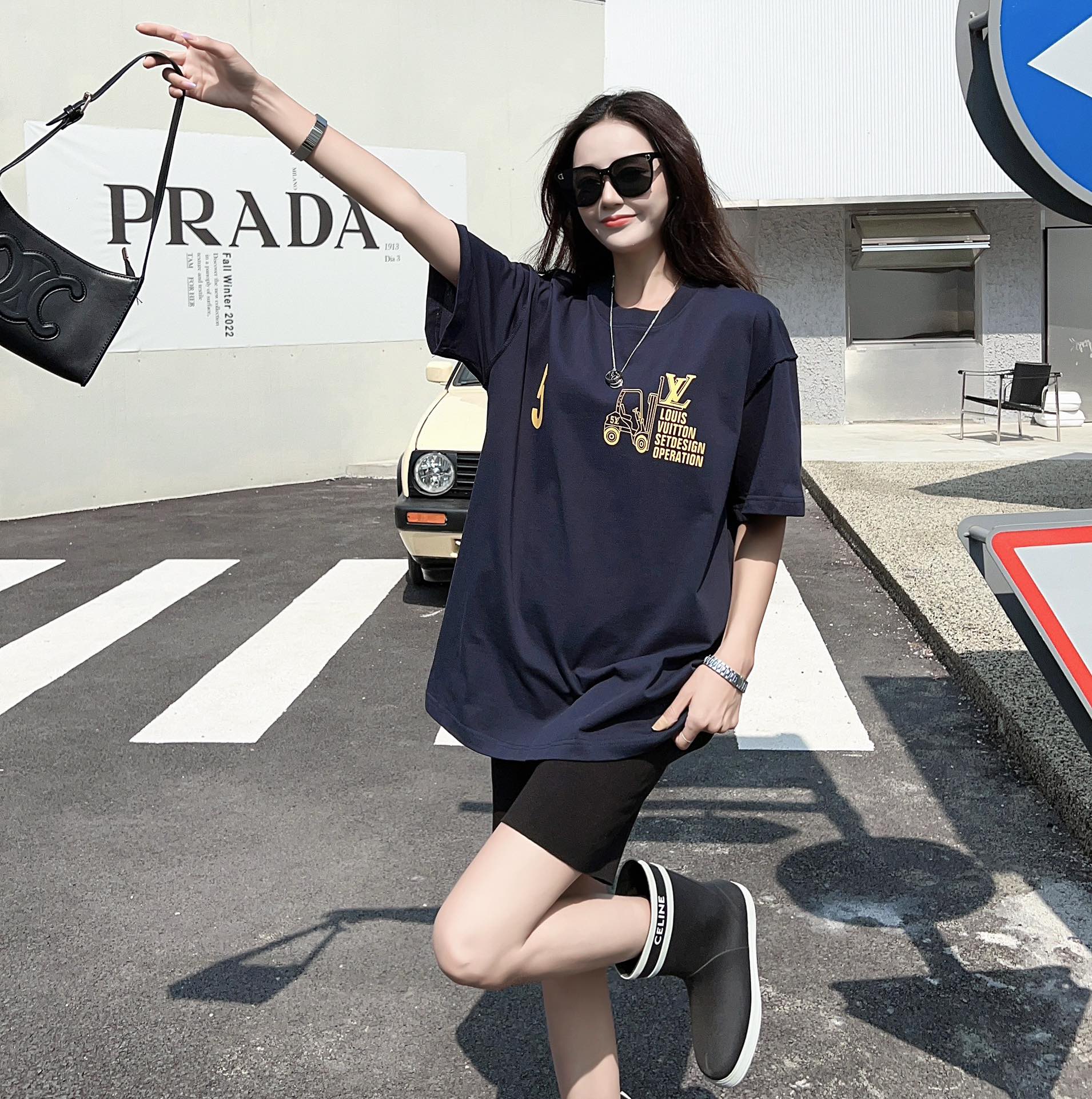 Louis Vuitton 2025FW Logo Print Short Sleeve T-Shirt Unisex Cotton Tee 9 o 1i3lcq19su5s1mtr1r691bjs8gd2