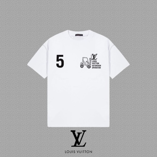 Louis Vuitton 2025FW Graphic Print Cotton T-Shirt - Unisex, Multiple Colors