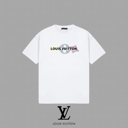 Louis Vuitton T-shirt met Logo Print - Stijlvol en Comfortabel Katoenen T-shirt 1 Louis Vuitton T-shirt met Logo Print - Stijlvol en Comfortabel Katoenen T-shirt