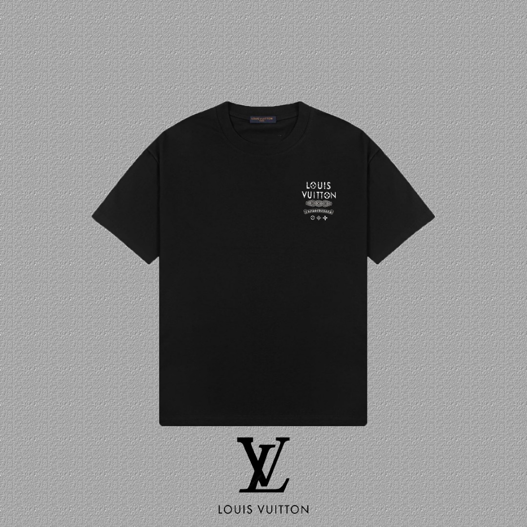 Louis Vuitton 2025FW Cotton Graphic Tee - Comfortable & Stylish