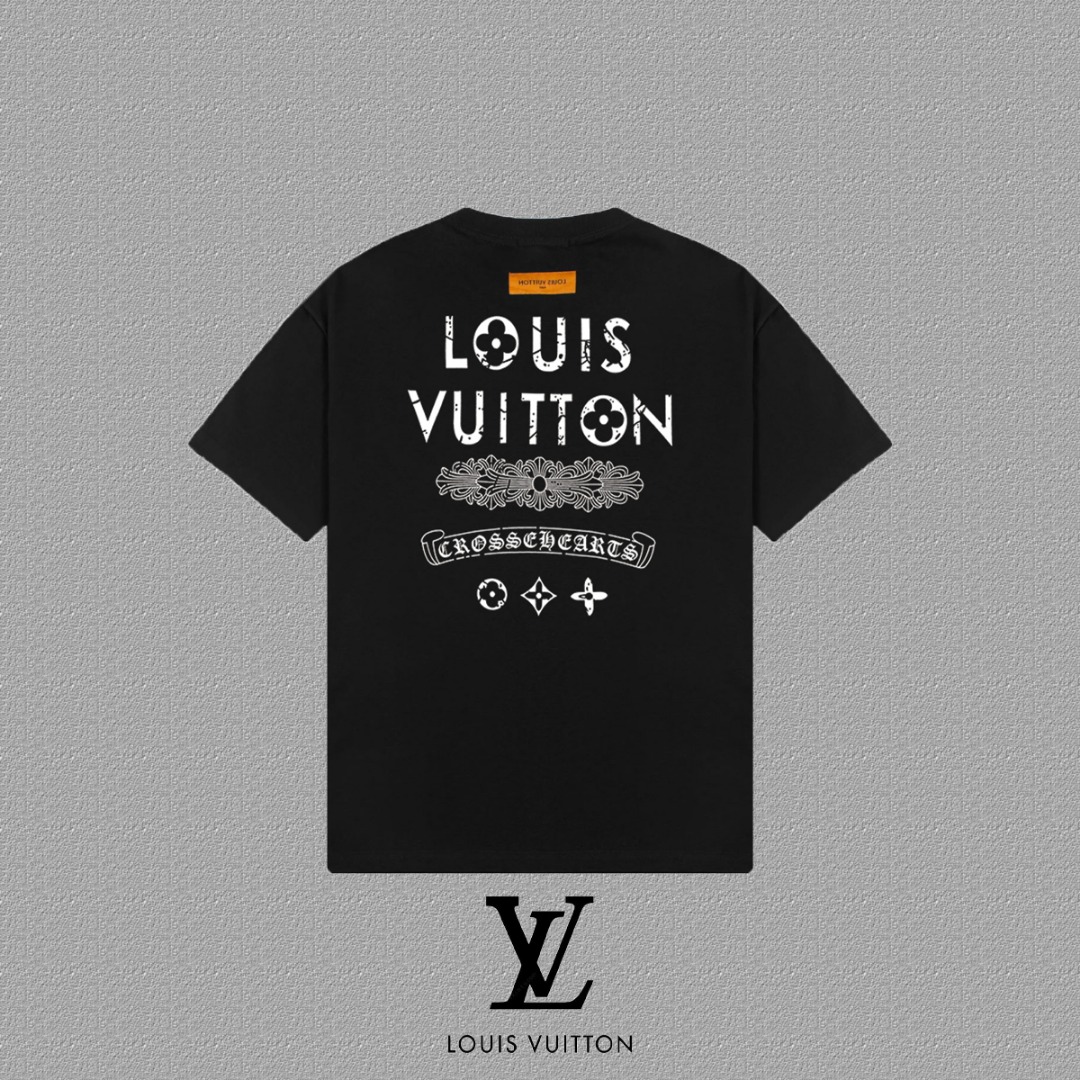 Louis Vuitton 2025FW Cotton Graphic Tee - Comfortable & Stylish 3 o 1i3nofcco98j19ki42odgkjs11