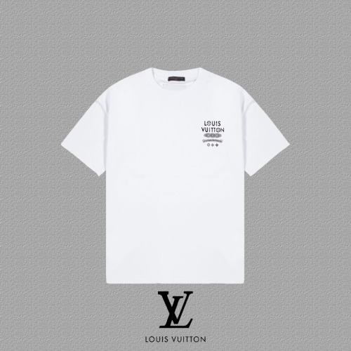Louis Vuitton 2025FW Logo Print Short Sleeve T-Shirt Unisex Cotton Tee 1 Louis Vuitton 2025FW Logo Print Short Sleeve T-Shirt Unisex Cotton Tee