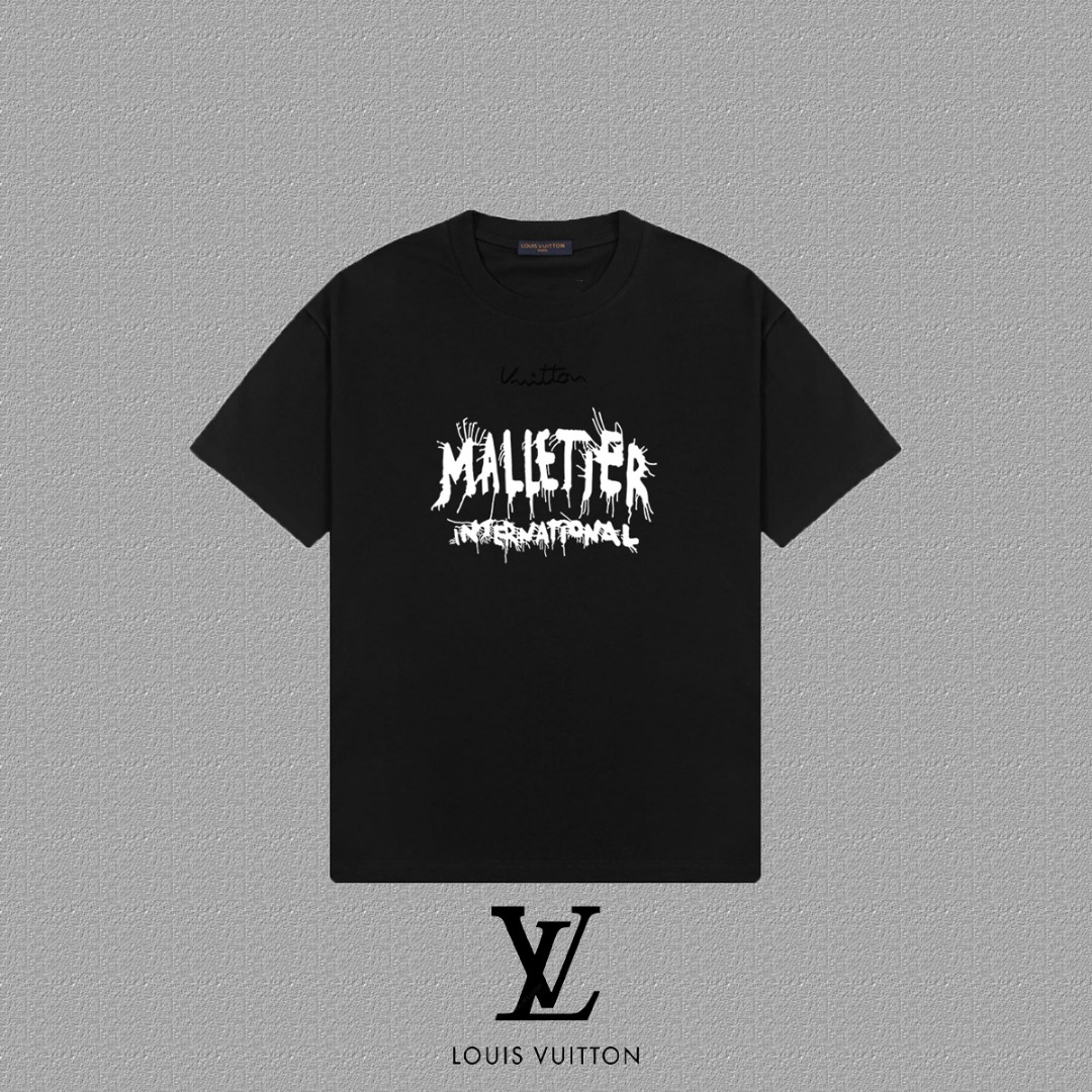 Louis Vuitton 2025FW 'Malletter' Graphic Print Short Sleeve T-Shirt 2 o 1i3nqk0le1kns13861i1a1v7j6080
