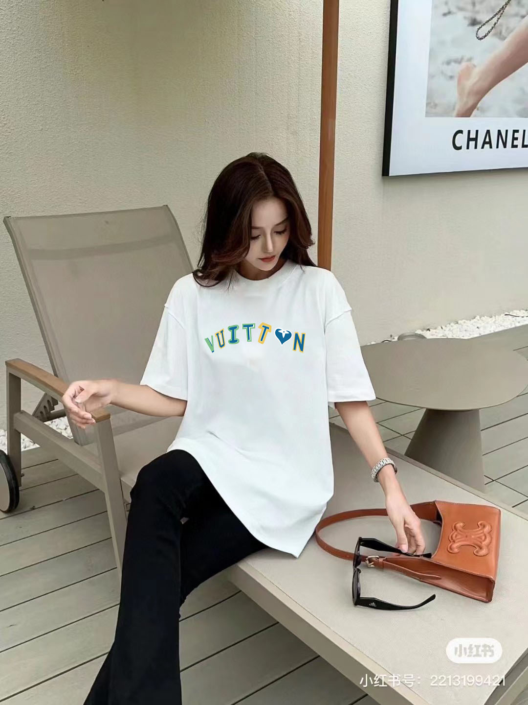 Louis Vuitton 2025FW Short Sleeve T-Shirt with LV Letter Print 9 o 1i3ntsq95j65dge112uk3rfnr3