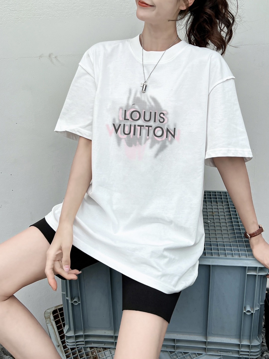 Louis Vuitton 2025FW Logo Print Cotton T-Shirt - Unisex Style 9 o 1i3s0lmia19h513dmi6u161cn7i2