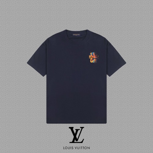 Louis Vuitton 2025FW Men's Printed Short Sleeve T-Shirt, Unisex Cotton Tee 1 Louis Vuitton 2025FW Men's Printed Short Sleeve T-Shirt, Unisex Cotton Tee