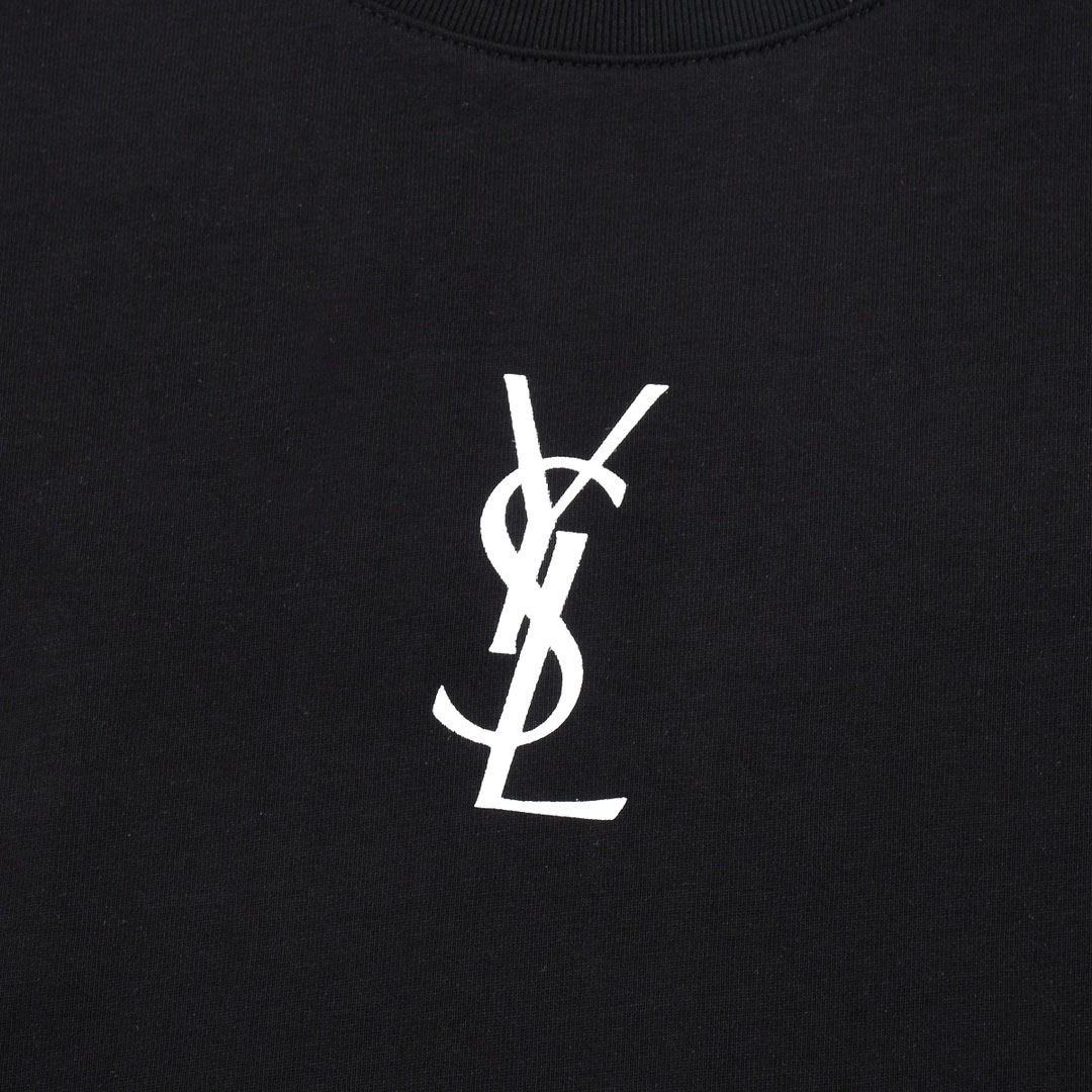 High-End YSL St. Roland FW Short Sleeve T-Shirts with Classic Design - 图片 7